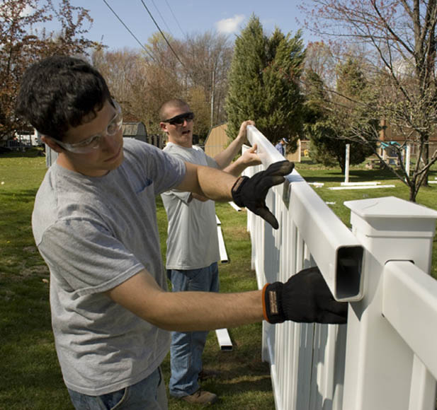 Delta V-Tech Fence Installation